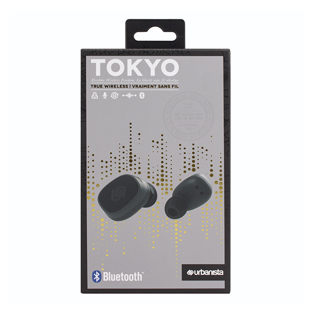 完全ワイヤレスイヤホン】Tokyo True Wireless (Black) urbanista