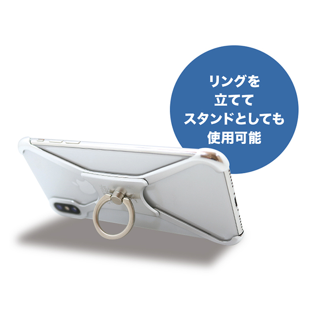 【iPhoneX ケース】X Ring (NAKED SILVER)サブ画像