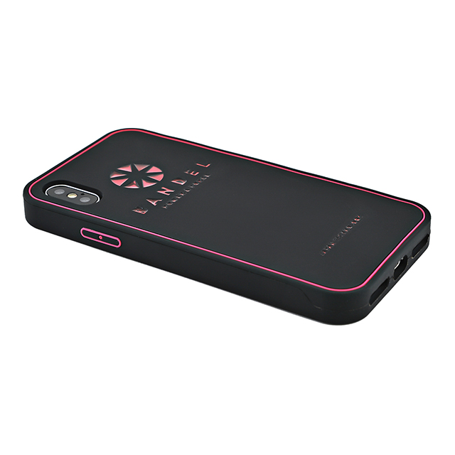 【iPhoneXS/X ケース】iPhoneX case logo (Black×Pink)サブ画像