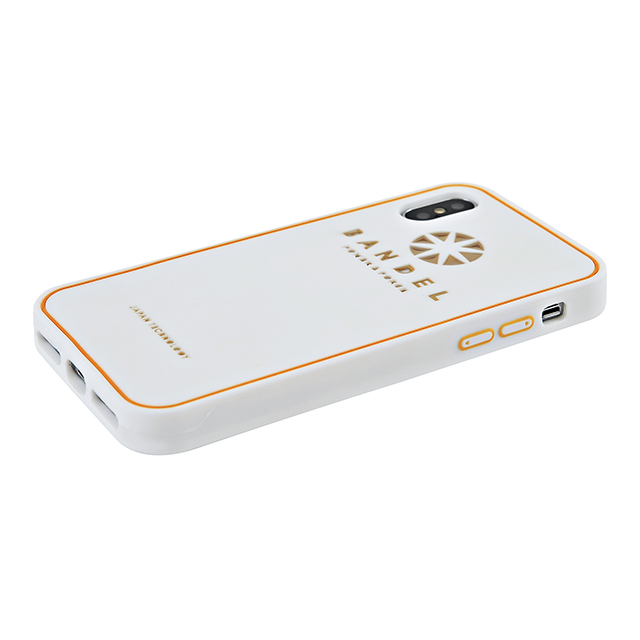 【iPhoneXS/X ケース】iPhoneX case logo (White×Gold)サブ画像