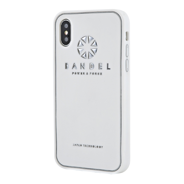 【iPhoneXS/X ケース】iPhoneX case logo (White×Silver)サブ画像