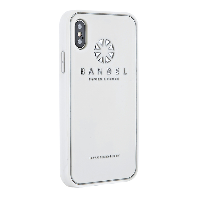 【iPhoneXS/X ケース】iPhoneX case logo (White×Silver)サブ画像