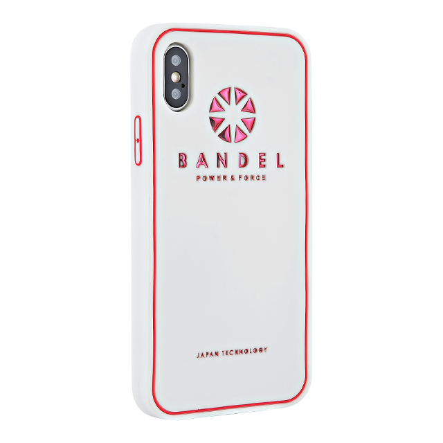 【iPhoneXS/X ケース】iPhoneX case logo (White×Pink)サブ画像