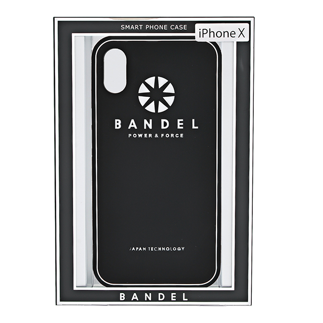 【iPhoneXS/X ケース】iPhoneX case logo (Black×White)サブ画像