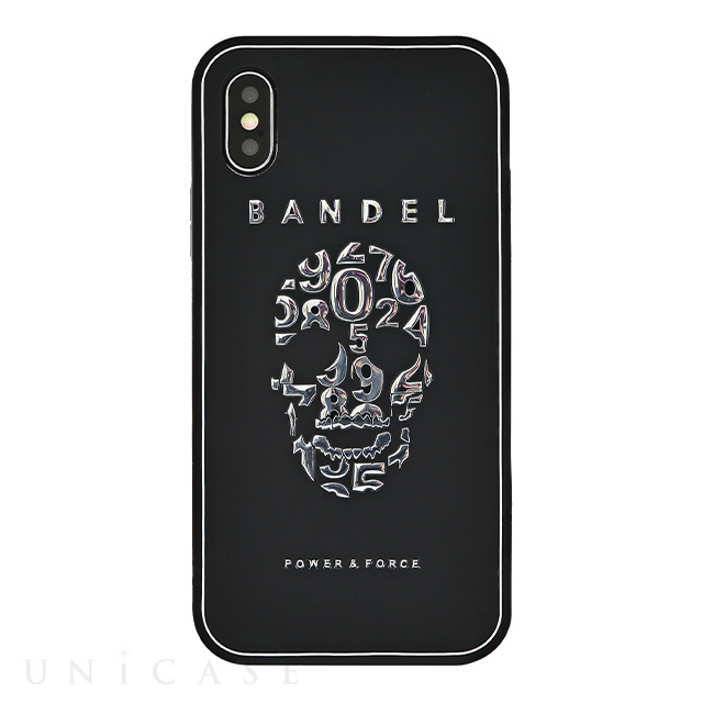 【iPhoneXS/X ケース】iPhoneX case skull (Black×Silver)