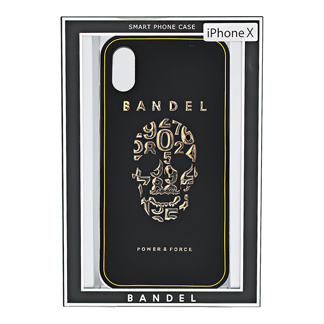 【iPhoneXS/X ケース】iPhoneX case skull (Black×Gold)goods_nameサブ画像