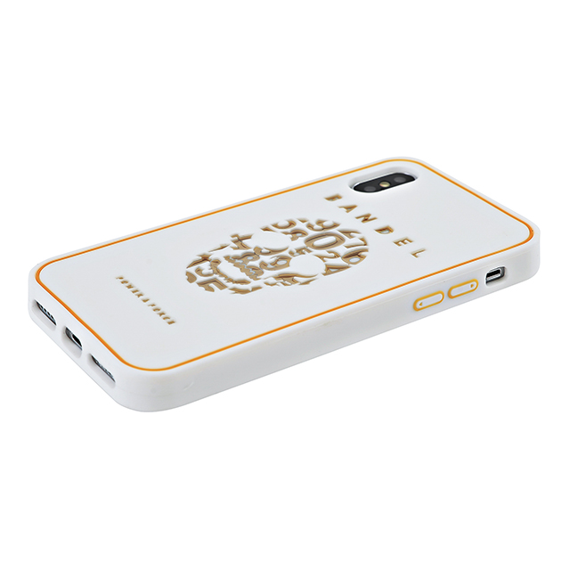 【iPhoneXS/X ケース】iPhoneX case skull (White×Gold)サブ画像