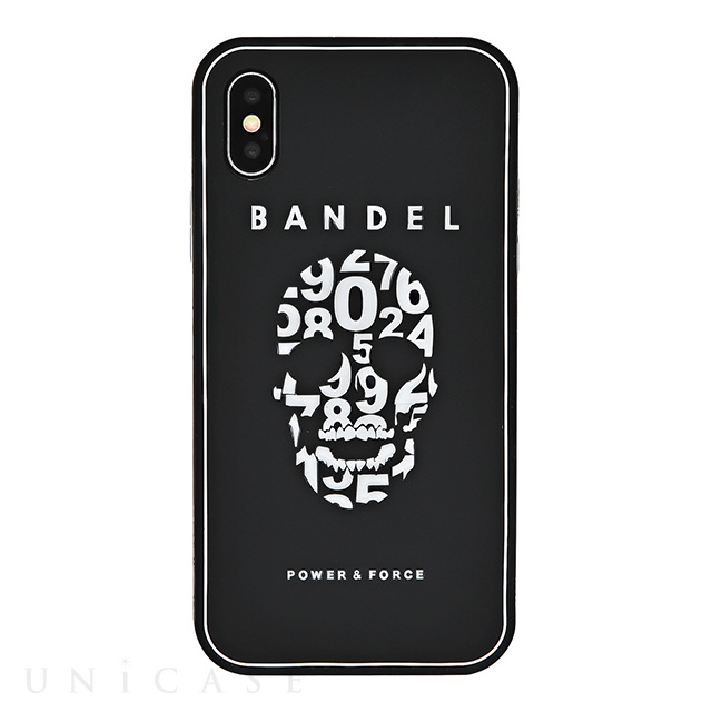 【iPhoneXS/X ケース】iPhoneX case skull (Black×White)