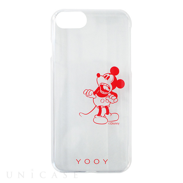 【iPhoneSE(第2世代)/8/7/6s/6 ケース】DISNEY/REACTION/MICKEY iPhone CASE (RD)