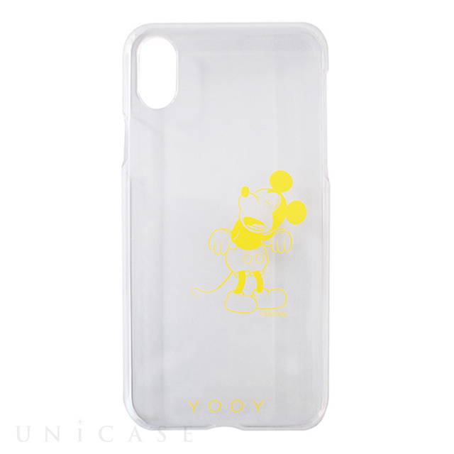 【iPhoneXS/X ケース】DISNEY/REACTION/MICKEY iPhone CASE (YE)