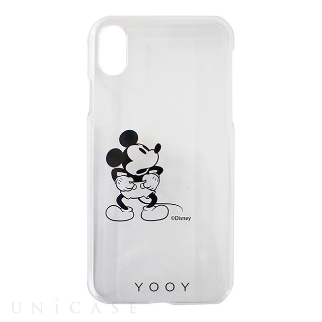 【iPhoneXS/X ケース】DISNEY/REACTION/MICKEY iPhone CASE (BK)