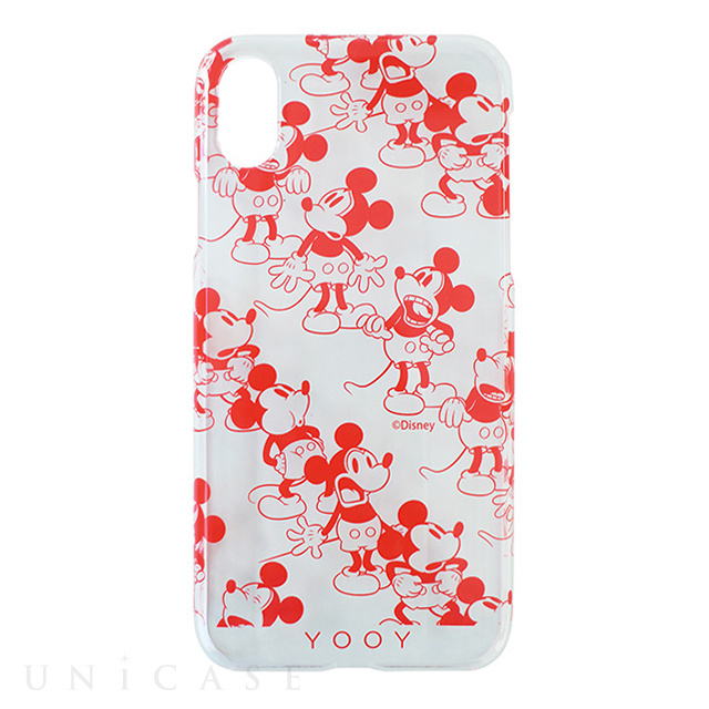 【iPhoneXS/X ケース】DISNEY/CHAIN/MICKEY iPhone CASE (RD)