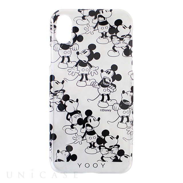 【iPhoneXS/X ケース】DISNEY/CHAIN/MICKEY iPhone CASE (BK)