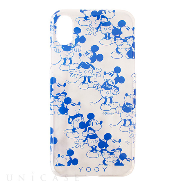 【iPhoneXS/X ケース】DISNEY/CHAIN/MICKEY iPhone CASE (BL)