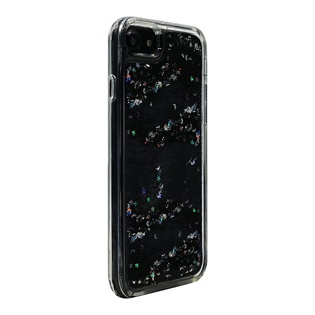 【iPhoneSE(第3/2世代)/8/7 ケース】Case Study Liquid Case (Silver Stars/Moons)goods_nameサブ画像