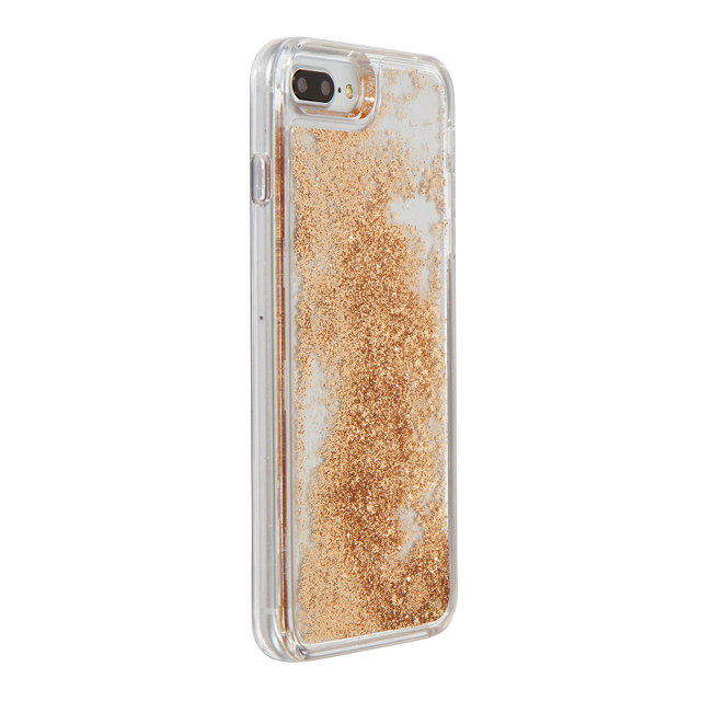 【iPhone8 Plus/7 Plus ケース】Case Study Liquid Case (Gold Glitter Stargoods_nameサブ画像