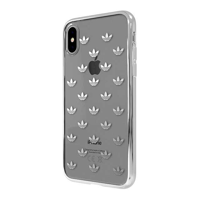 【iPhoneXS/X ケース】Clear Case (Trefoils Silver logo)サブ画像