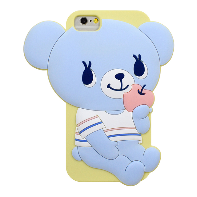 【iPhoneSE(第3/2世代)/8/7/6s/6 ケース】pom ponette ダイカットシリコンケース (ミントちゃん/ミント)goods_nameサブ画像