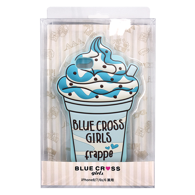 【iPhoneSE(第3/2世代)/8/7/6s/6 ケース】BLUE CROSS girls ダイカットシリコンケース (フラッペ/ストロベリー)goods_nameサブ画像