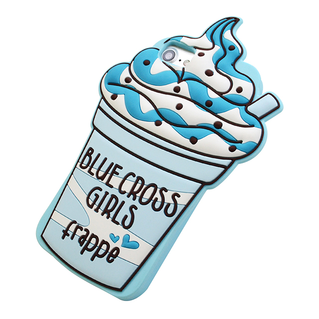 【iPhoneSE(第3/2世代)/8/7/6s/6 ケース】BLUE CROSS girls ダイカットシリコンケース (フラッペ/チョコミント)goods_nameサブ画像