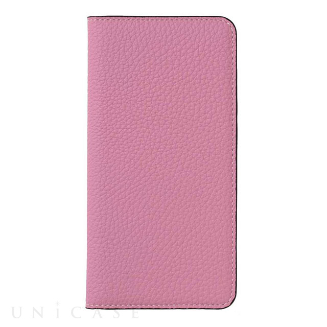 【iPhoneSE(第3/2世代)/8/7 ケース】German Shrunken Calf Folio Case (Baby Pink)