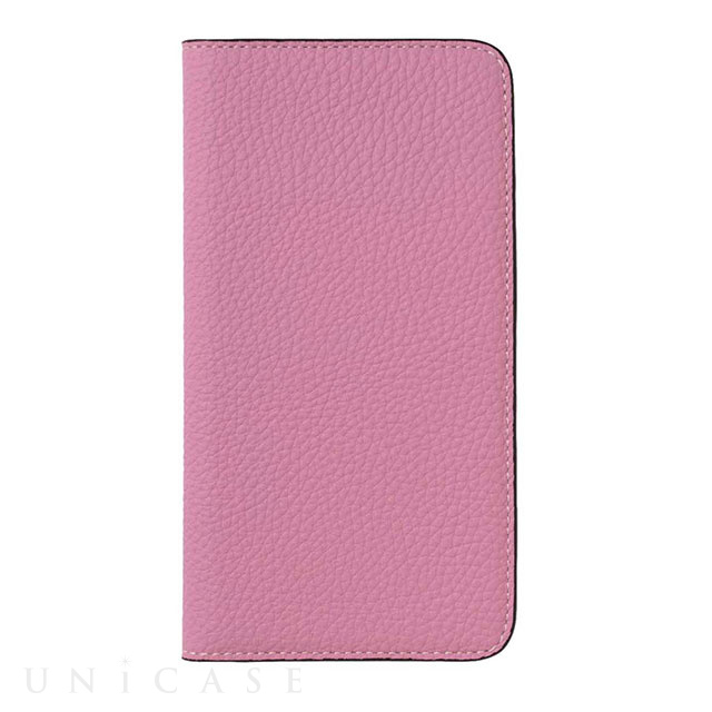 【iPhone8 Plus/7 Plus ケース】German Shrunken Calf Folio Case (Baby Pink)