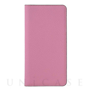 【iPhoneXS/X ケース】German Shrunken Calf Folio Case (Baby Pink)