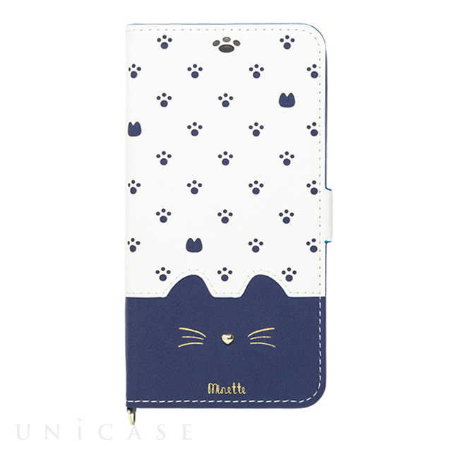 【iPhone8 Plus/7 Plus ケース】Minette (Navy)