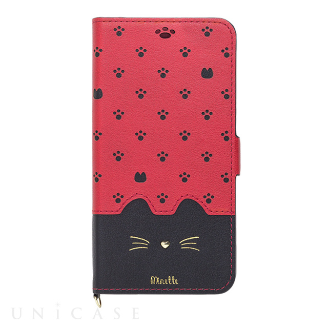 【iPhone8 Plus/7 Plus ケース】Minette (Red-Black)