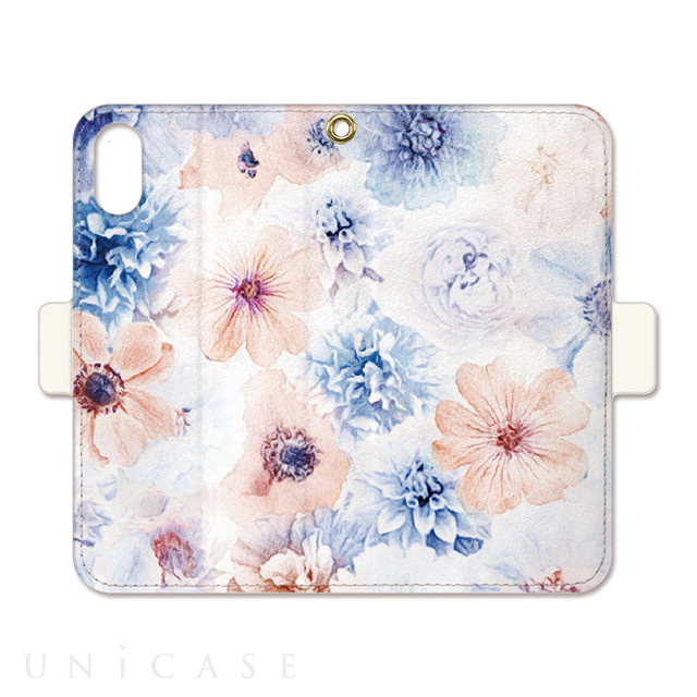 【iPhoneXS/X ケース】OILSHOCK DESIGNS Floral花柄手帳ケース (Flowers)