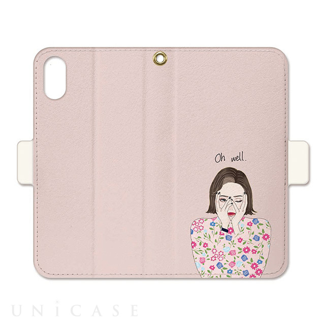 【iPhoneXS/X ケース】OILSHOCK DESIGNS Girl女の子シリーズ手帳ケース (Oh,well)