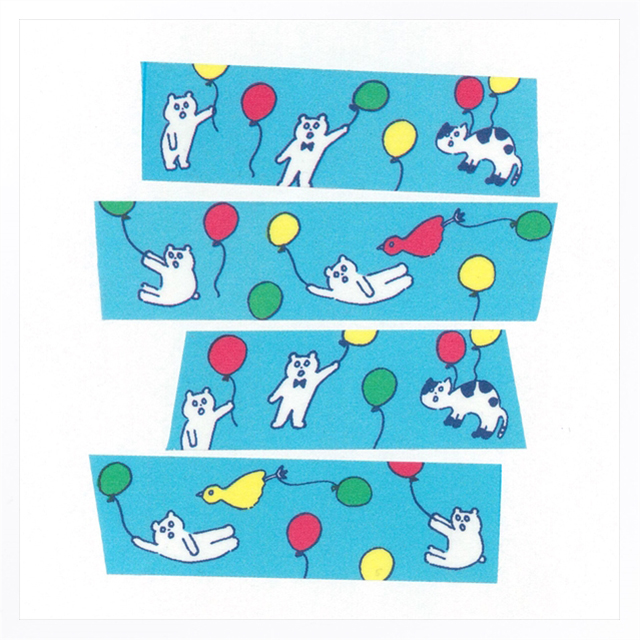 masking tape (KUMA-balloon)goods_nameサブ画像