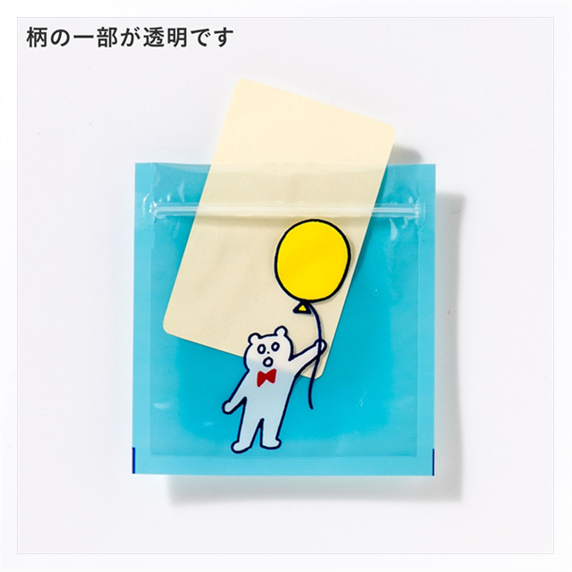 Zipper Bag Sサイズ (KUMA-balloon)goods_nameサブ画像