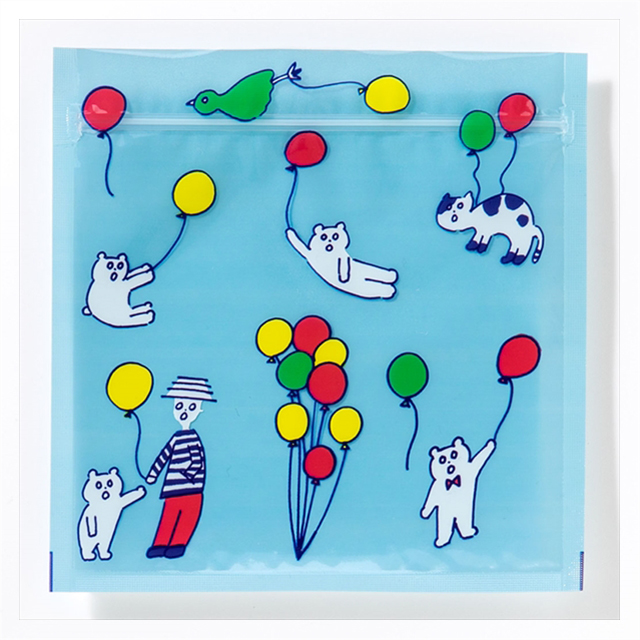 Zipper Bag Mサイズ (KUMA-balloon)goods_nameサブ画像