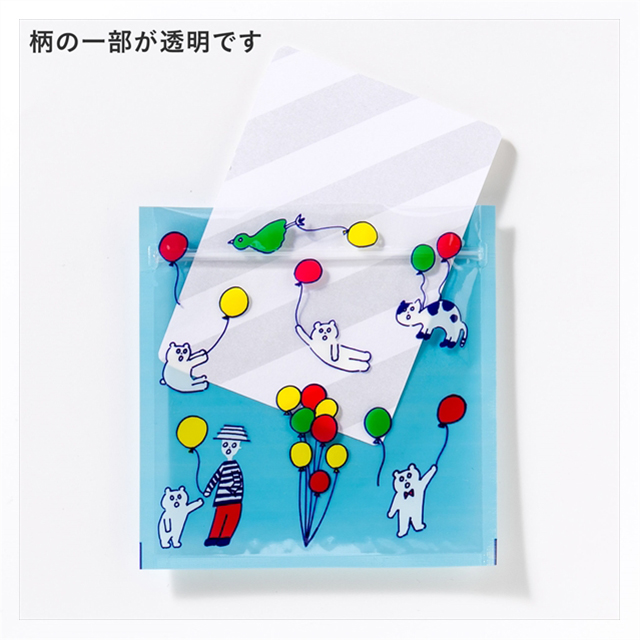 Zipper Bag Mサイズ (KUMA-balloon)goods_nameサブ画像