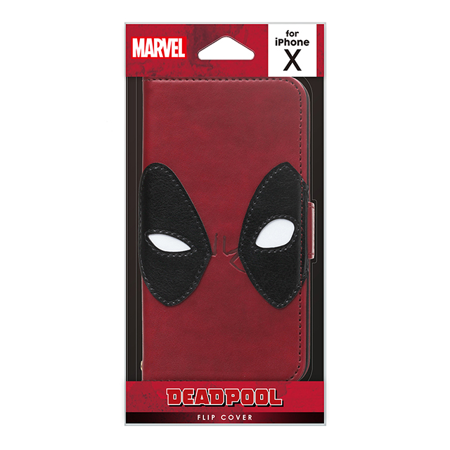 【iPhoneXS/X ケース】MARVELフリップカバー (デッドプール/レッド)goods_nameサブ画像