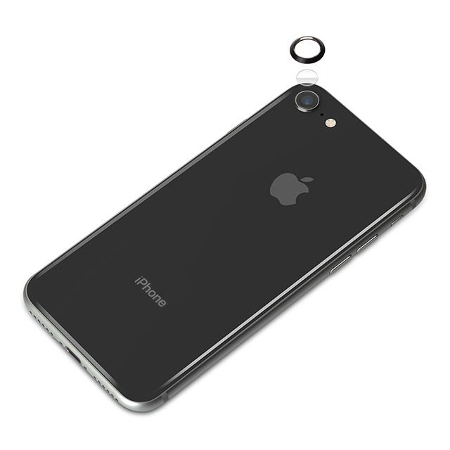 【iPhoneSE(第2世代)/8/7 フィルム】カメラレンズ プロテクターセット (ブラック)goods_nameサブ画像