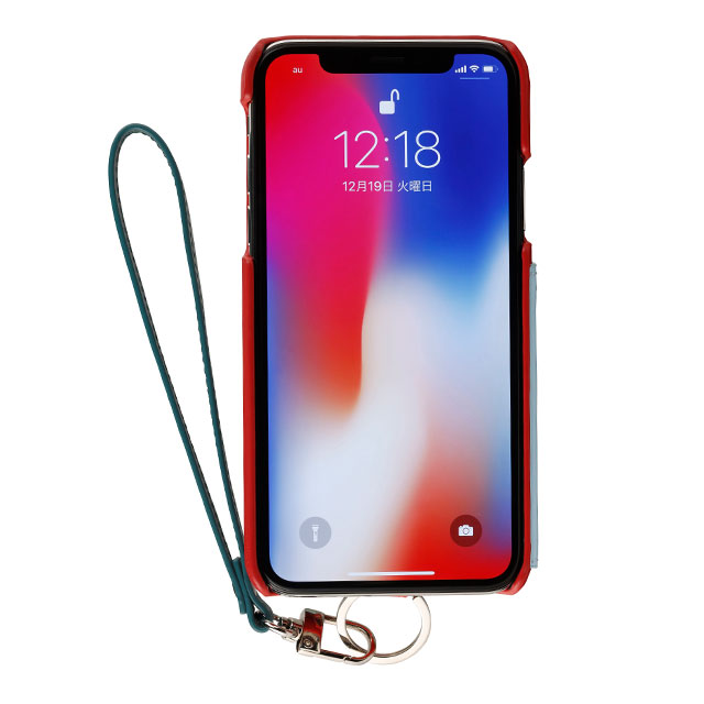 【iPhoneXS/X ケース】Leather Case (Scarlett Sky)サブ画像