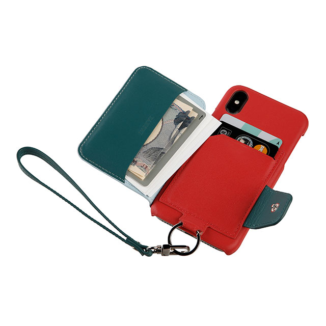 【iPhoneXS/X ケース】Leather Case (Scarlett Sky)サブ画像