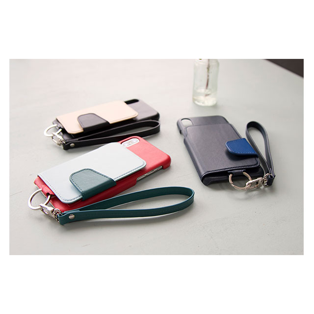 【iPhoneXS/X ケース】Leather Case (Scarlett Sky)サブ画像