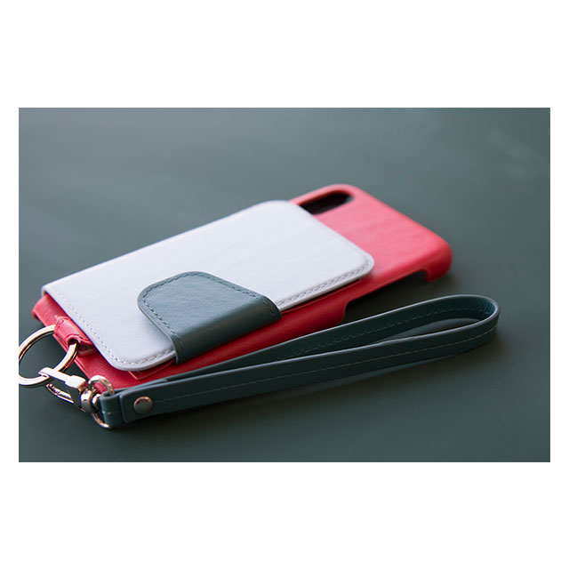 【iPhoneXS/X ケース】Leather Case (Scarlett Sky)サブ画像