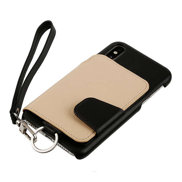 【iPhoneXS/X ケース】Leather Case (Holly Black)サブ画像