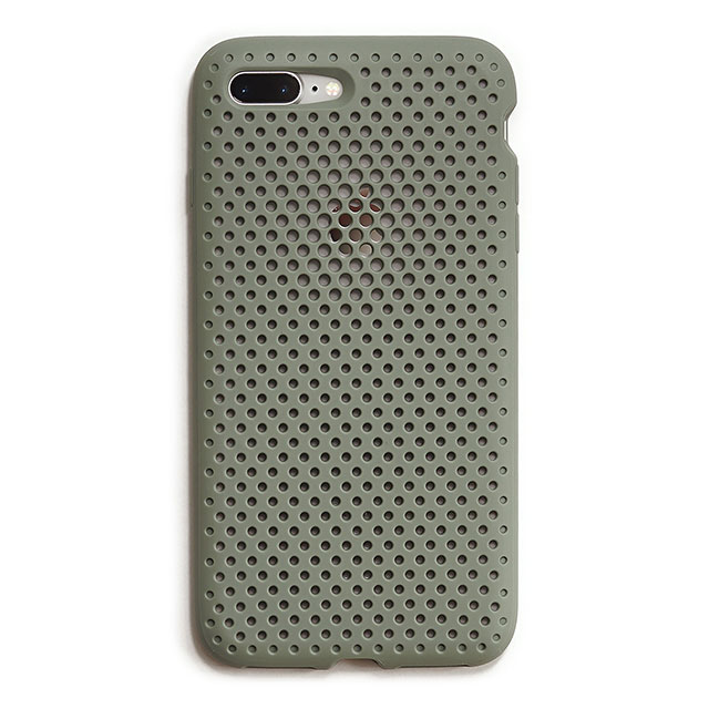 【iPhone8 Plus/7 Plus ケース】Mesh Case (Clay Green)サブ画像