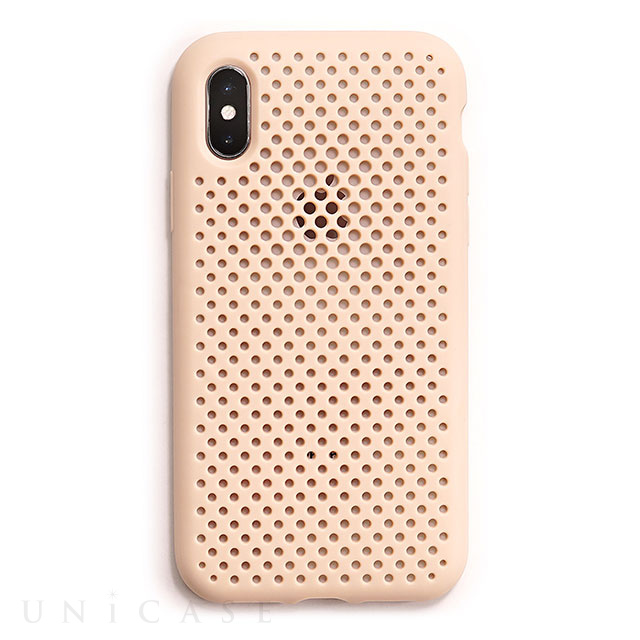 【iPhoneXS/X ケース】Mesh Case (Ivory)