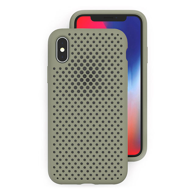 【iPhoneXS/X ケース】Mesh Case (Clay Green)goods_nameサブ画像