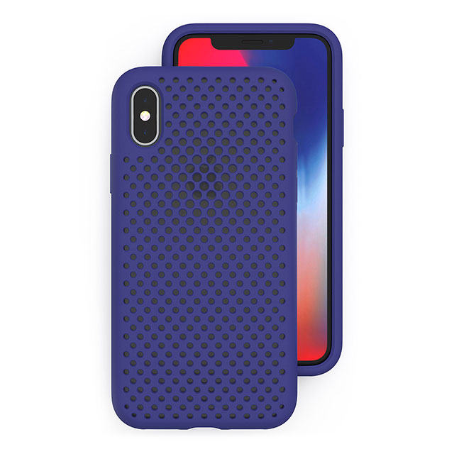 【iPhoneXS/X ケース】Mesh Case (Neo Blue)サブ画像