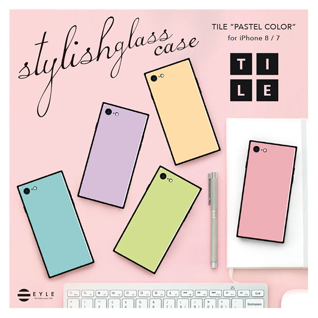 【iPhoneSE(第3/2世代)/8/7 ケース】TILE (PASTEL PINK)goods_nameサブ画像