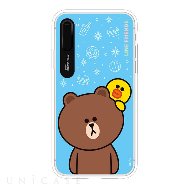 【iPhoneXS/X ケース】LIGHT UP CASE (ブラウン アンド サリー)