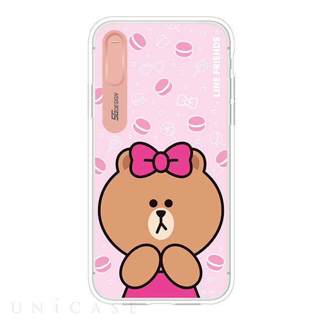 【iPhoneXS/X ケース】LIGHT UP CASE (チョコマカロン)