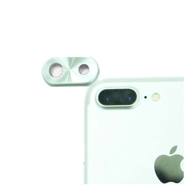 【iPhone8 Plus/7 Plus】背面カメラレンズ保護キャップ レンズガードプロテクター (シルバー)サブ画像